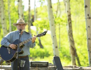 aspen trees music caption fstop123