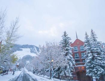 Downtown Aspen in Winter