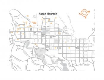 Map of downtown Aspen