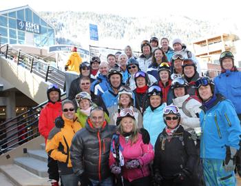 Australian ski group finds everything they need in Aspen