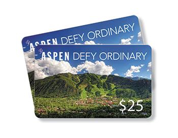Aspen Defy Ordinary Gift Cards