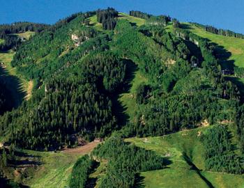 Aspen Mountain in the summer
