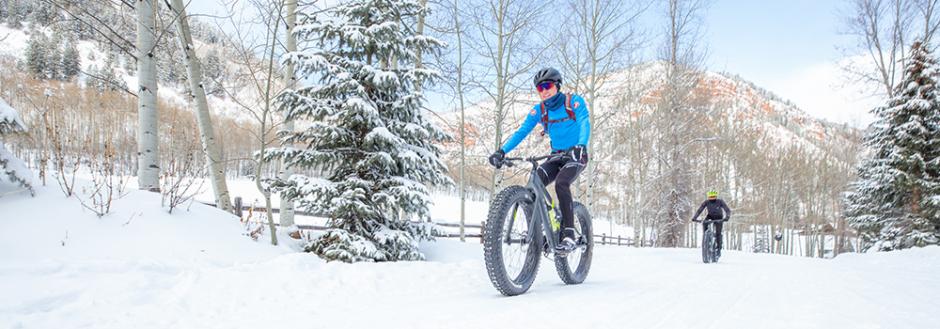 Winter Fat Biking in Aspen