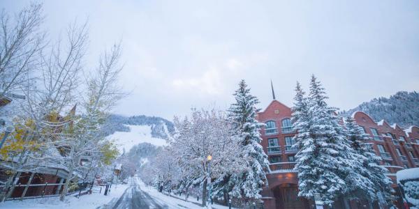 Downtown Aspen in Winter