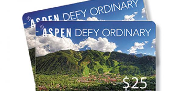 Aspen Defy Ordinary Gift Cards