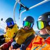 Skiers on a Ski Lift
