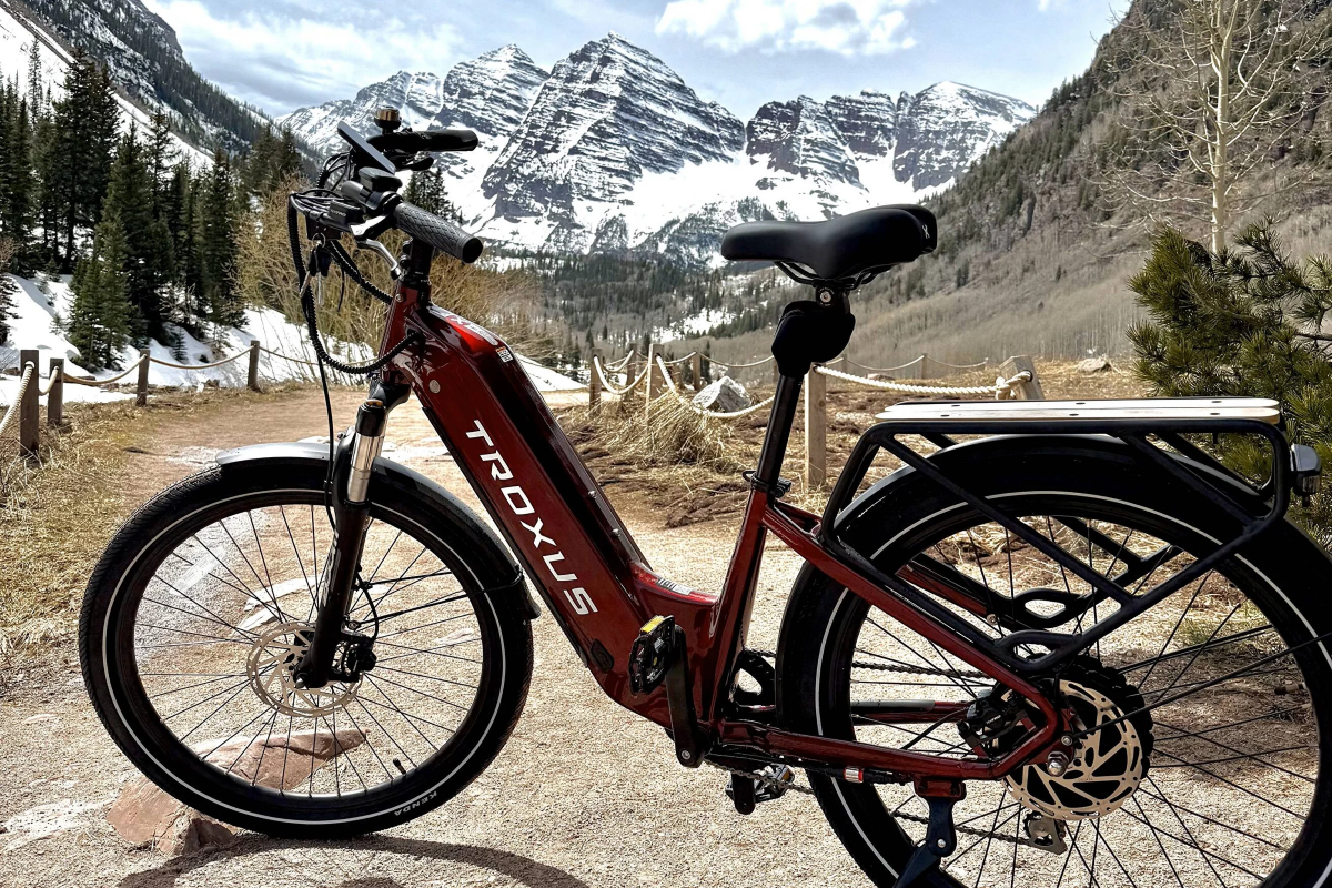 e bike tours to maroon bells in spring
