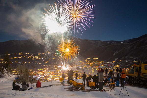 fireworks in Aspen