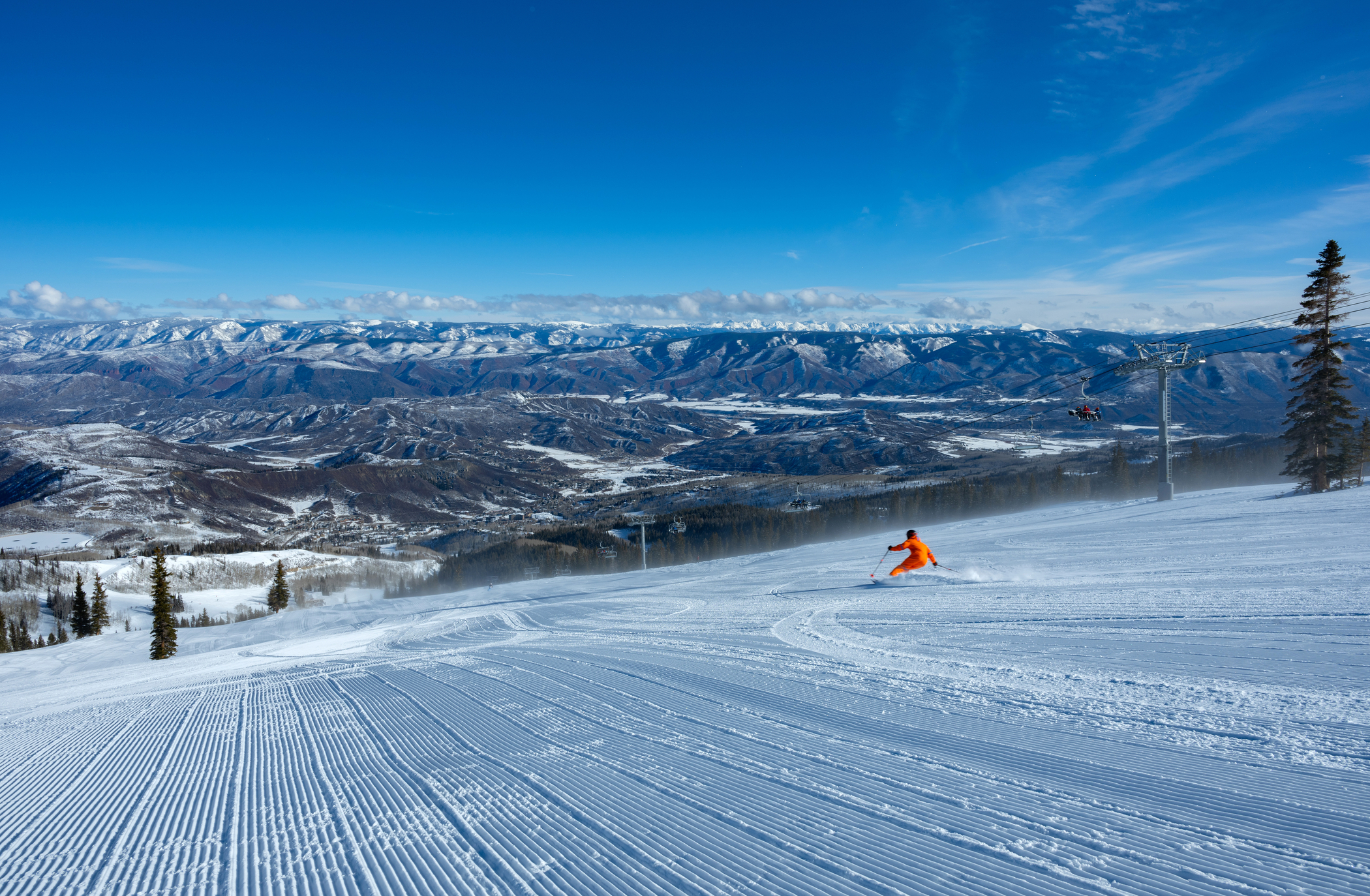 Spring skiing in Aspen