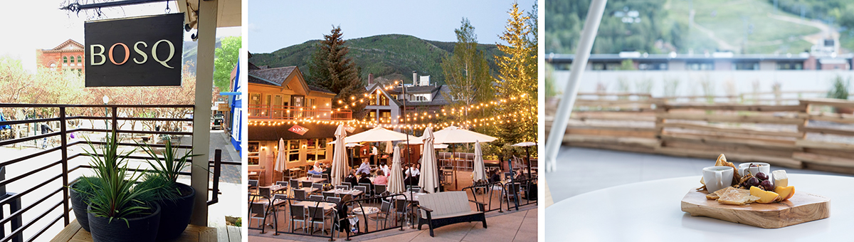 al fresco dining guide aspen bosq so cafe Ajax tavern