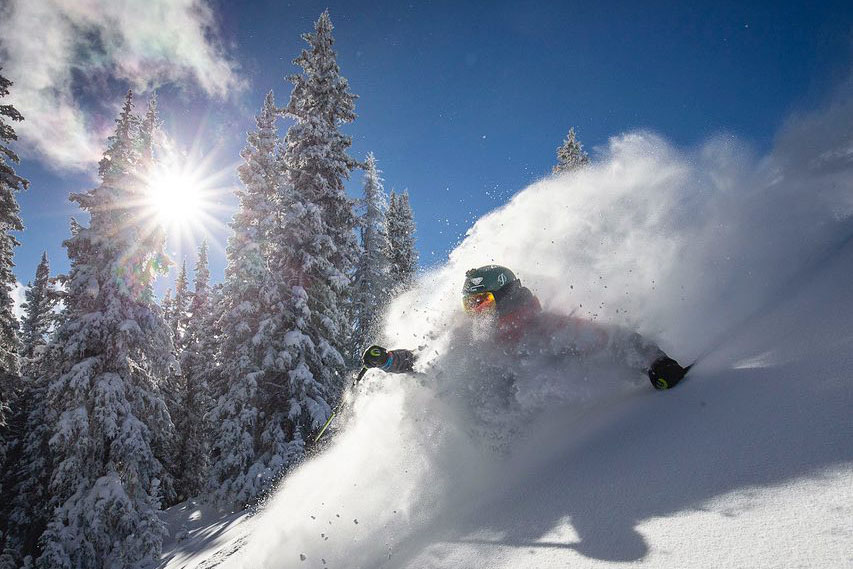 Bluebird Skiing in Aspen