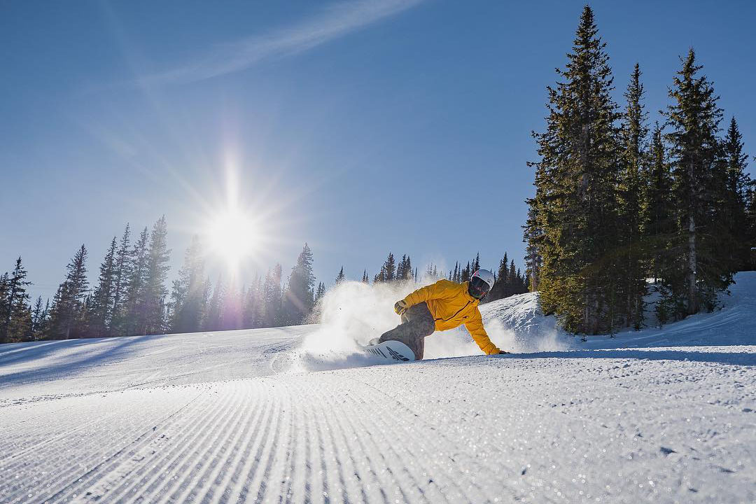 Snowboarding in Aspen