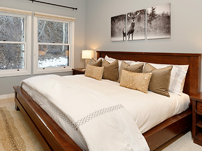 Durant Condominiums luxury bedding