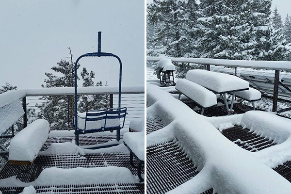 Aspen Highlands first snow in October