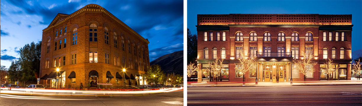 Hotel Jerome Wheeler opera House historic buildings aspen