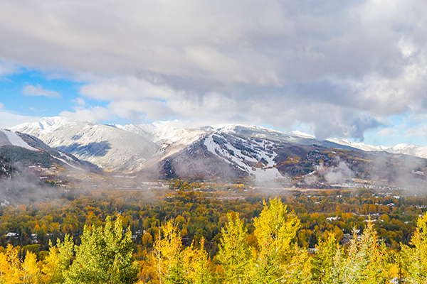 First snow on Buttermilk and Aspen Highlands