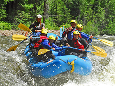 Rafting with Blazing Adventures