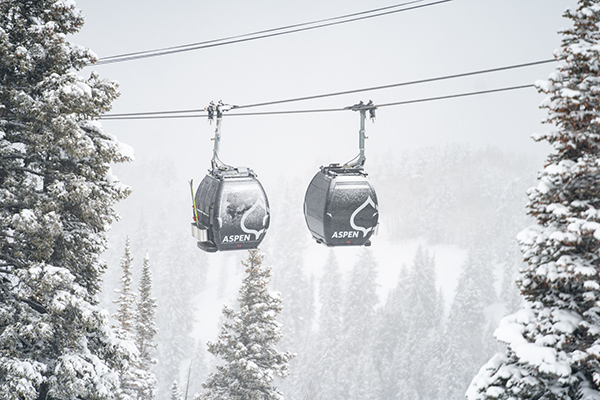 Silver Queen Gondola in Winter