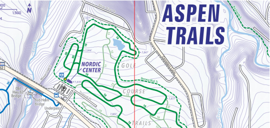 Aspen Nordic Trail Map