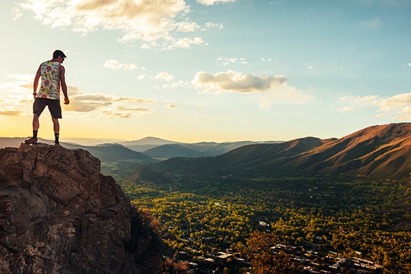 Aspen hikes from town Ute Trail